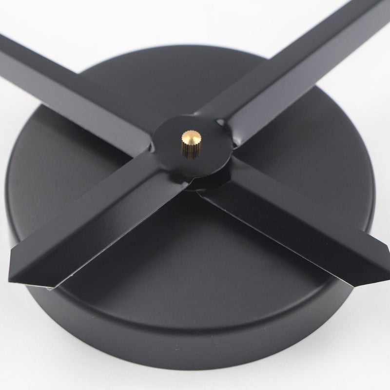 Timelike أيدي ساعة ثلاثية الأبعاد Timelike، إبر ساعة كبيرة حركة كوارتز، مجموعة آلية ساعة، قطع غيار DIY (أسود-T42B) - Image 5